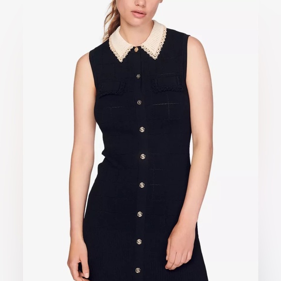 Sandro Precieuse Midi Shirt Dress - Picture 9 of 16